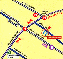 Anfahrt Gürtelstraße 33